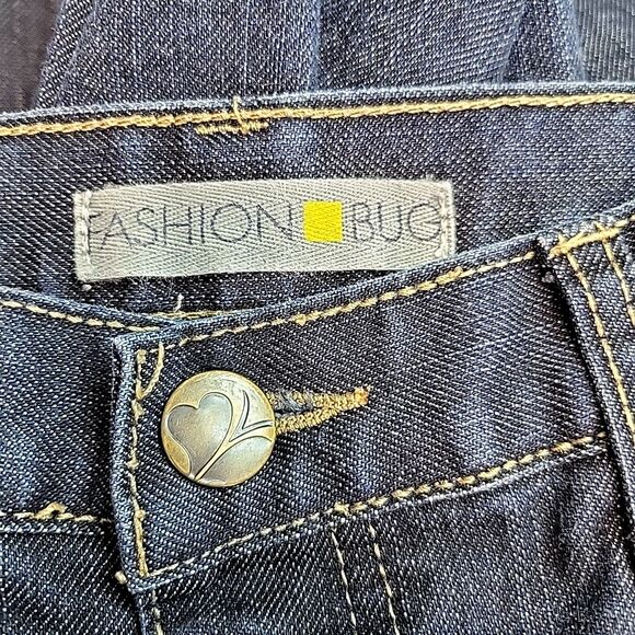 Fashion Bug Womens Boot Cut Jeans Size 10 Dark Blue 30x31 - Picture 7 of 8